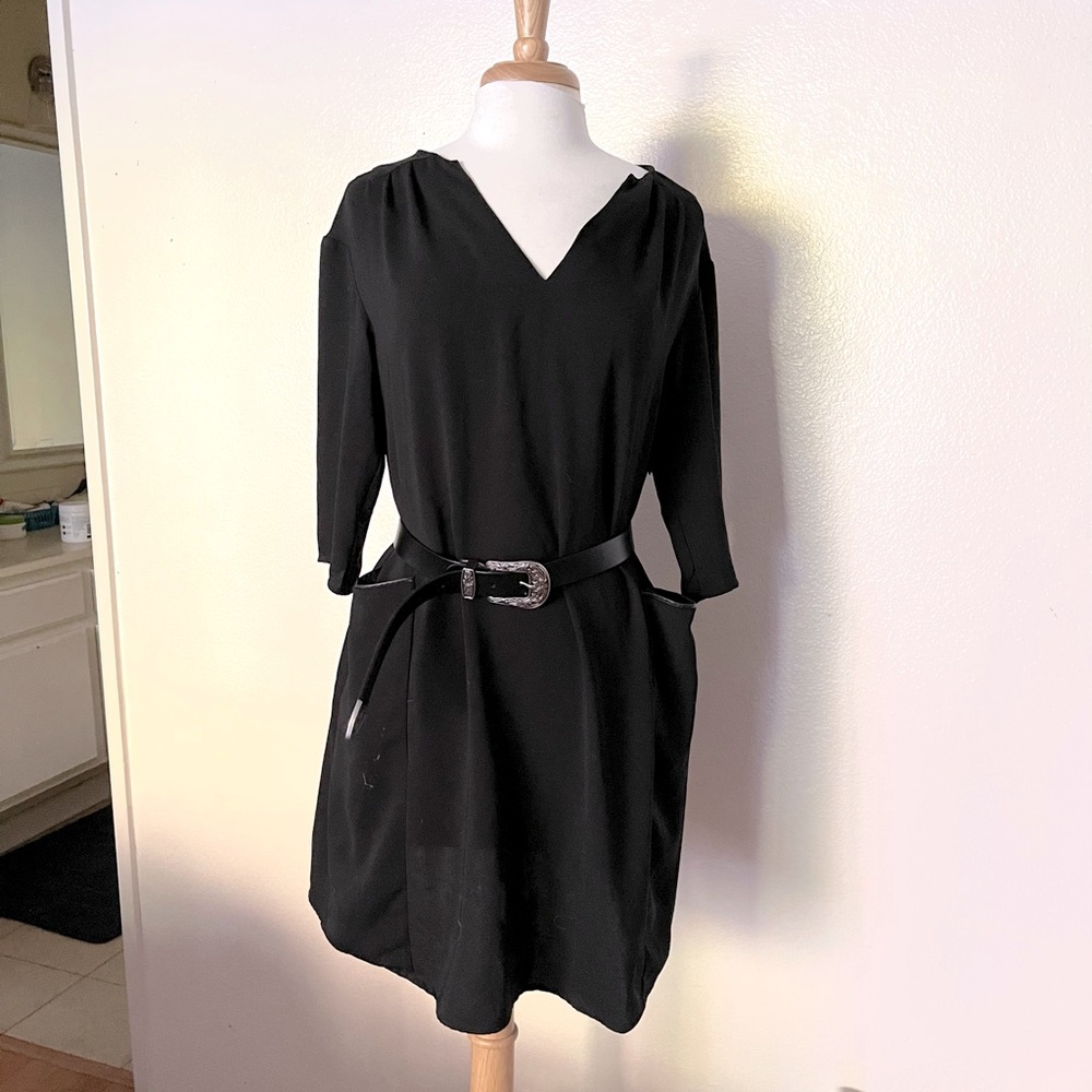 Black Quarter Sleeve Dress🖤